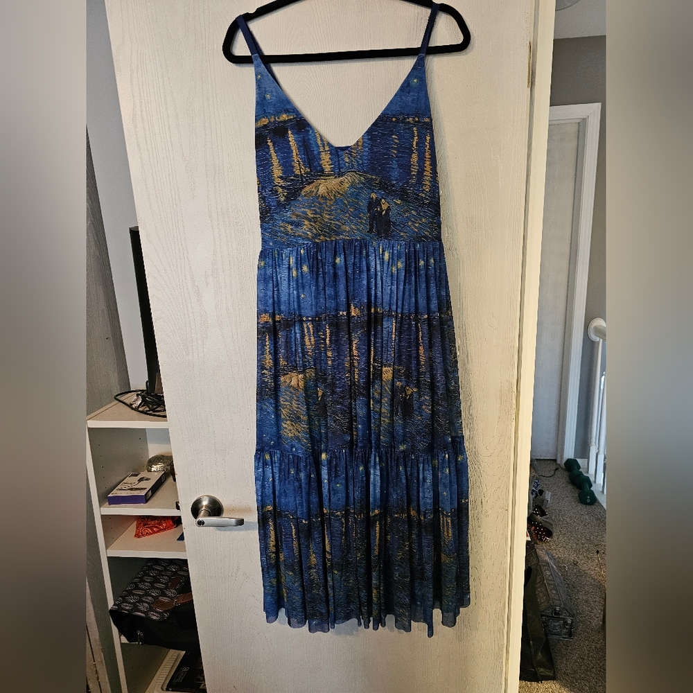 Blackmilk Starry Night Over the Rhône midaxi dress